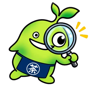 虫眼鏡で見るチャフカくん